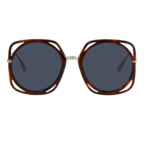 Kính Mát Nữ Dior Blue Mirror Sqaure Ladies Sunglasses DIORDIRECTIONDM2 56 Màu Xanh Blue
