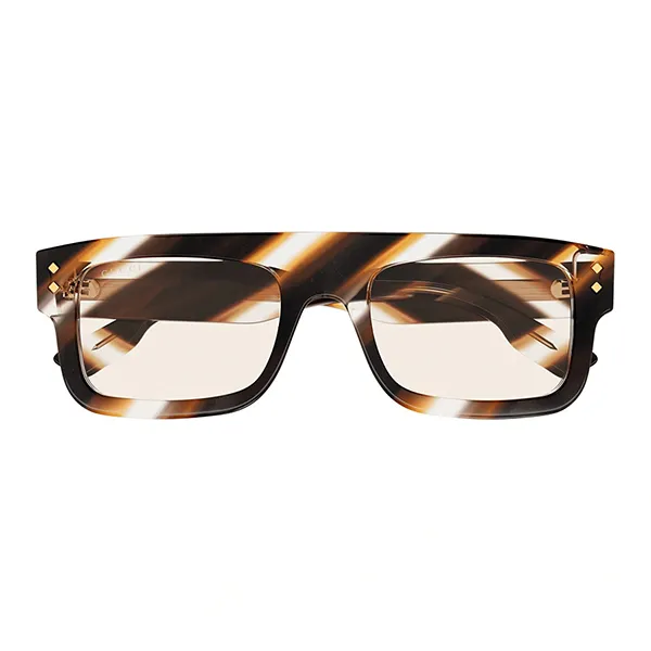 Kính Mát Gucci Rectangular Sunglasses GG1085S 002 Màu Havana Đậm - Kính mắt - Vua Hàng Hiệu