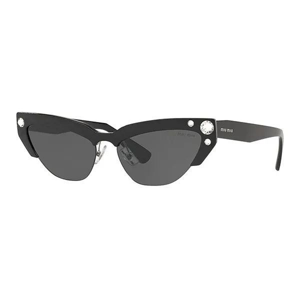 Kính Mát Miu Miu Cat Eye Sunglasses MU 04US 1251A1 Màu Đen
