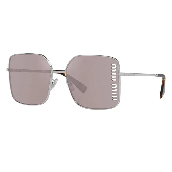 Kính Mát Nữ Miu Miu Pale Gold Metal Sunglasses MU 51YS 1BC03V Màu Hồng