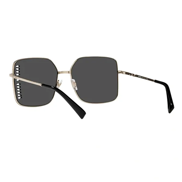 Kính Mát Miu Miu Pale Gold Metal Sunglasses MU 51YS ZVN5S0 Màu Đen Xám