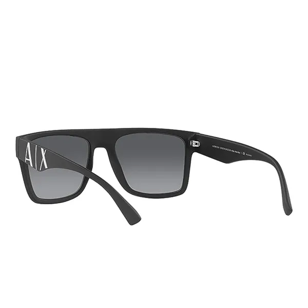 Kính Mát Nam Armani Exchange Men's Rectangular Sunglasses AX4113S Màu Đen Xám