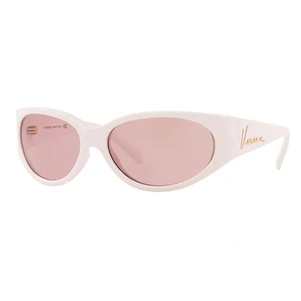 Kính Mát Nam Versace VE 4386 - 401/84 White Sunglasses Man Màu Trắng Hồng