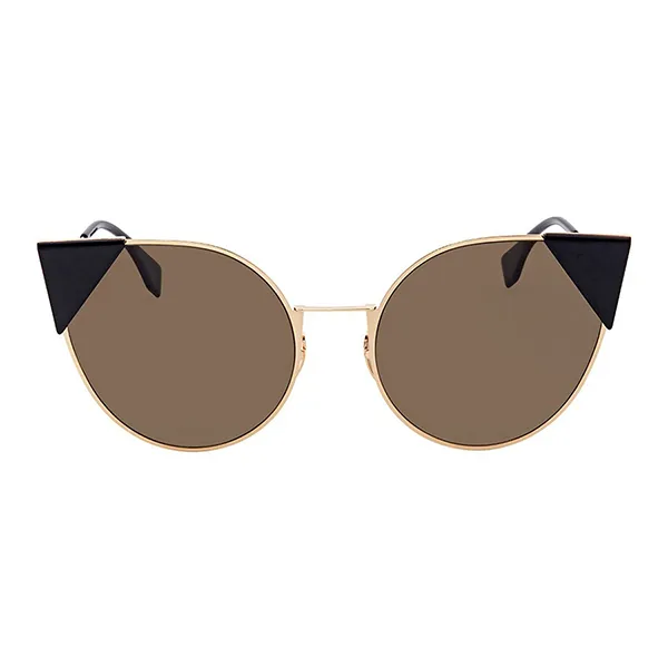 Kính Mát Nữ Fendi Brown Cat Eye Sunglasses FF 0190/S 0002M Màu Nâu - Kính mắt - Vua Hàng Hiệu