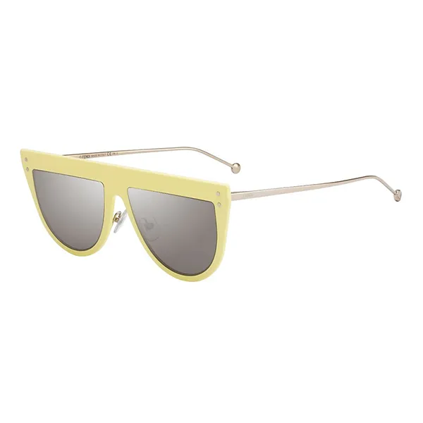 Kính Mát Nữ Fendi Sunglasses Yellow Frame FF 0372/S 40G Màu Vàng - Kính mắt - Vua Hàng Hiệu