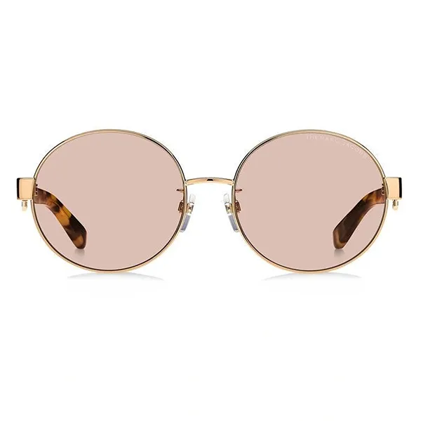 Kính Mát Nữ Marc Jacobs Round Sunglasses In Pink And Tort 497/G/S - 013 U1 ORO Màu Hồng - Kính mắt - Vua Hàng Hiệu