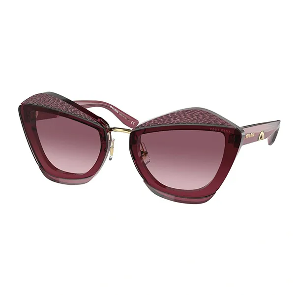 Kính Mát Nữ Miu Miu Cat Eye Sunglasses MU 01XS/08T3G2 Màu Hồng
