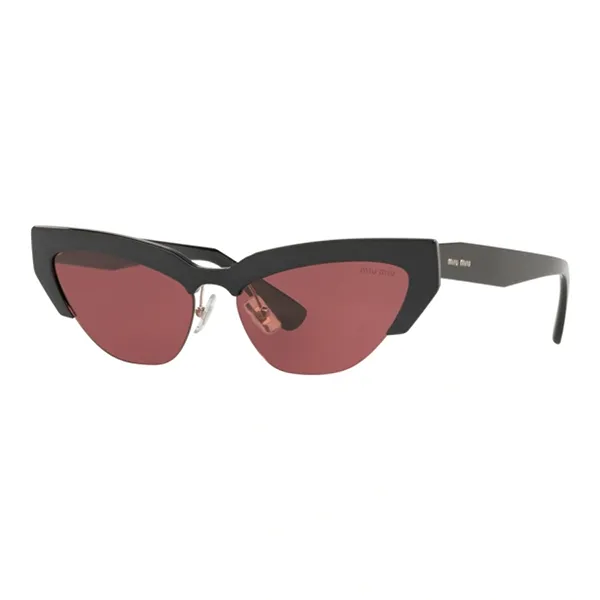 Kính Mát Nữ Miu Miu Cat Eye Sunglasses MU 04US 1AB0A0 Màu Đen