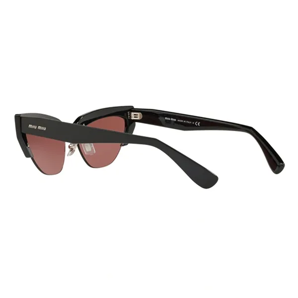 Kính Mát Nữ Miu Miu Cat Eye Sunglasses MU 04US 1AB0A0 Màu Đen