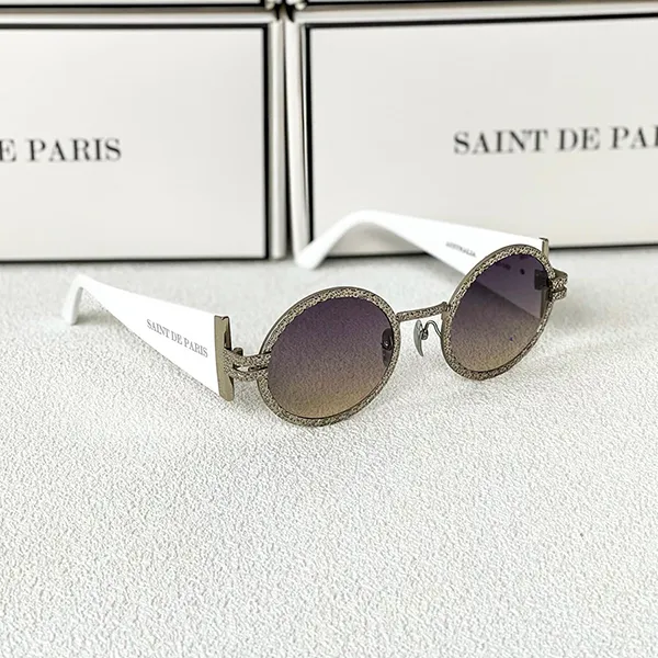 Kính Mát Nữ Saint De Paris & Crew No 9 Gabrielle Màu Xám Bạc - Kính mắt - Vua Hàng Hiệu