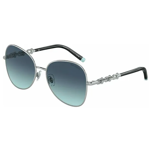 Kính Mát Nữ Tiffany & Co. TF Sunglasses Woman 3086 60019S 57 Màu Xanh Bạc - Kính mắt - Vua Hàng Hiệu
