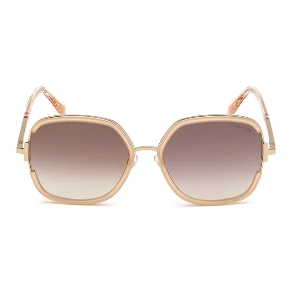 Kính Mát Nữ Tom Ford Brown Mirror Square Ladies Sunglasses FT 0809K 72G Màu Nâu - Kính mắt - Vua Hàng Hiệu