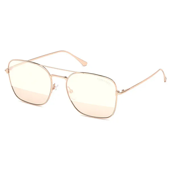 Kính Mát Nữ Tom Ford FT0680 DYLAN-02 Màu Vàng Hồng