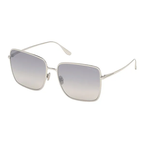 Kính Mát Nữ Tom Ford Sunglasses Heather Smoke Gradient Lens Metal Frame FT 0739 6016B Màu Xám Khói