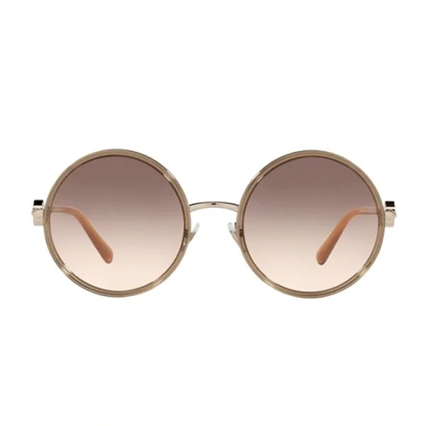 Kính Mát Nữ Versace Transparent Brown Sunglasses Woman VE 2229 - 12520P Màu Nâu - Kính mắt - Vua Hàng Hiệu