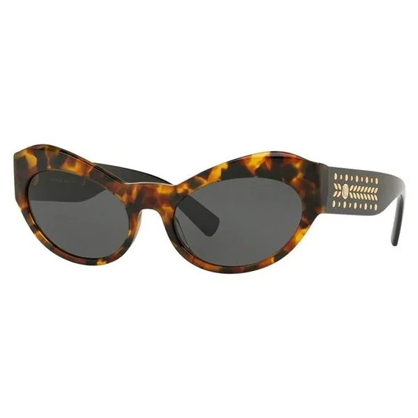 Kính Mát Nữ Versace VE4356 511987 Butterfly Plastic Màu Xám Havana