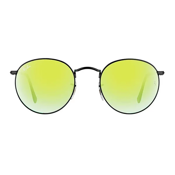 Kính Mát Rayban Round Flash Lenses Gradient S-RAY 3447-002/4J Màu Xanh Đen - Kính mắt - Vua Hàng Hiệu