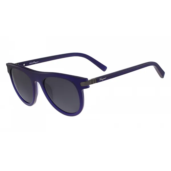 Kính Mát Salvatore Ferragamo Aviator Sunglasses SF787/S 414 Màu Xanh Blue - Kính mắt - Vua Hàng Hiệu