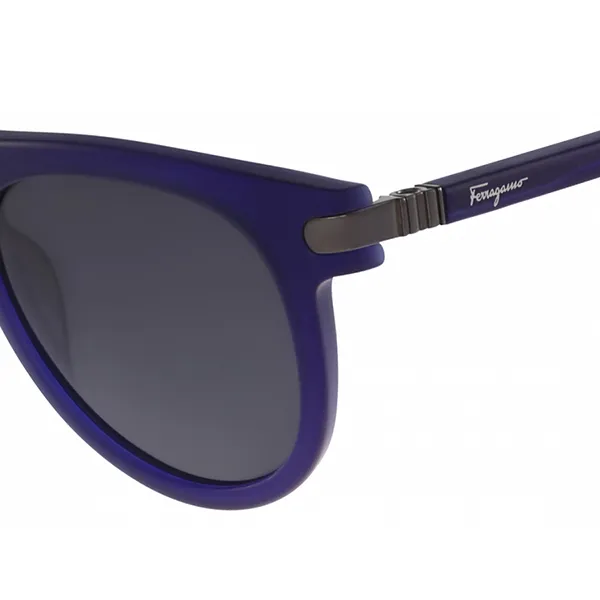 Kính Mát Salvatore Ferragamo Aviator Sunglasses SF787/S 414 Màu Xanh Blue - Kính mắt - Vua Hàng Hiệu