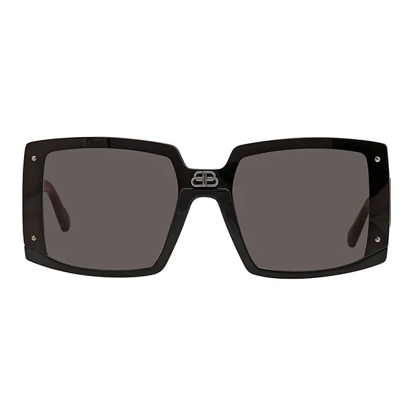 Kính Mát Balenciaga BB0081S 001 Black Sunglasses Màu Đen - 4