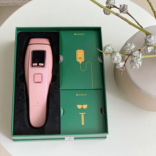 Máy Triệt Lông Trẻ Hóa Da Dr Glatt IPL Pro Màu Hồng