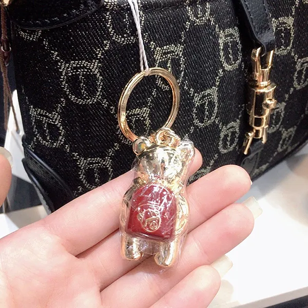 Móc Khóa Charm TTWN BEAR Bear Balo Màu Đỏ