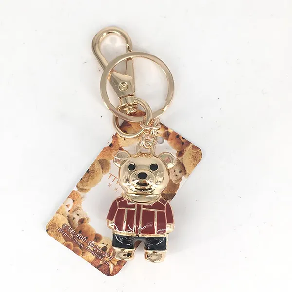 Móc Khóa Charm TTWN BEAR Bear Màu Đỏ