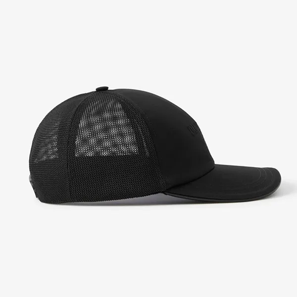 Mũ Burberry Horseferry Motif Cotton And Mesh Baseball Cap Màu Đen Size S