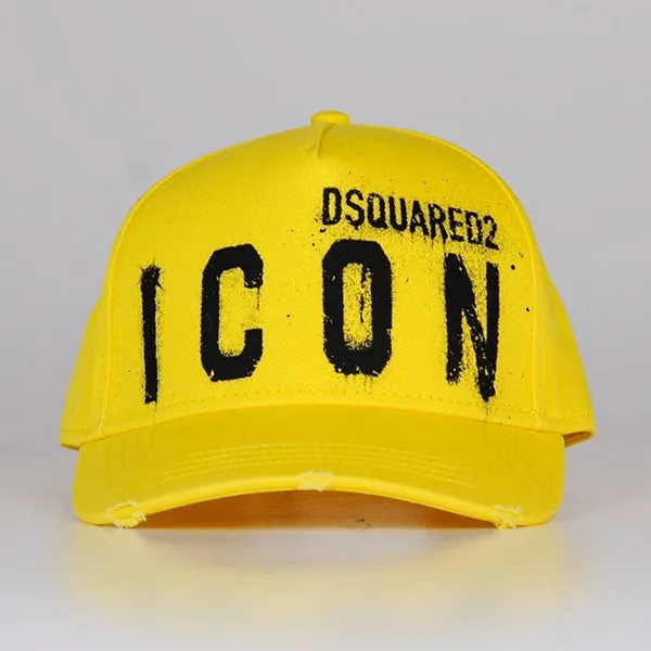 Mũ Dsquared2 Icon Spray Yellow Cap DSQ2 BCM0533 05C00001-M1804 Màu Vàng