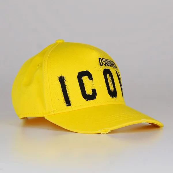 Mũ Dsquared2 Icon Spray Yellow Cap DSQ2 BCM0533 05C00001-M1804 Màu Vàng