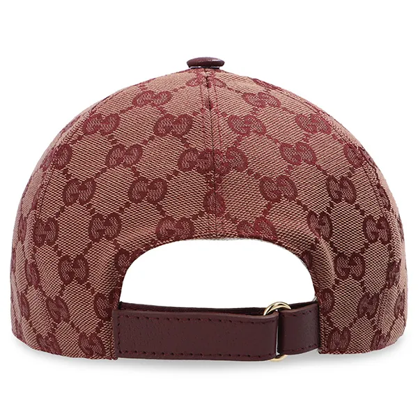 Mũ Gucci Canvas Baseball Hat 678385 3HI50 9873 Màu Nâu Đỏ Size S