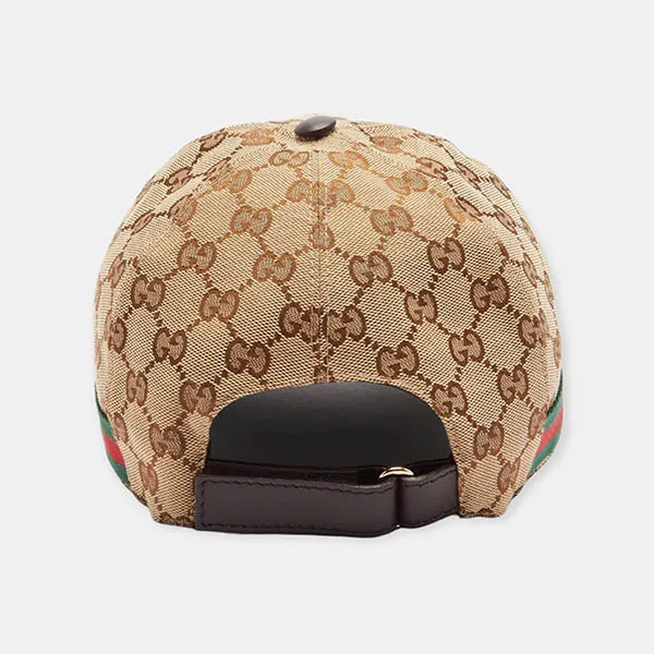 Mũ Gucci Original GG Web ‘Beige’ 200035-KQWBG-9791 Màu Beige Size M