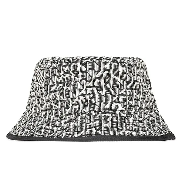 Mũ Kenzo Jacquard Bucket Hat Màu Đen Trắng