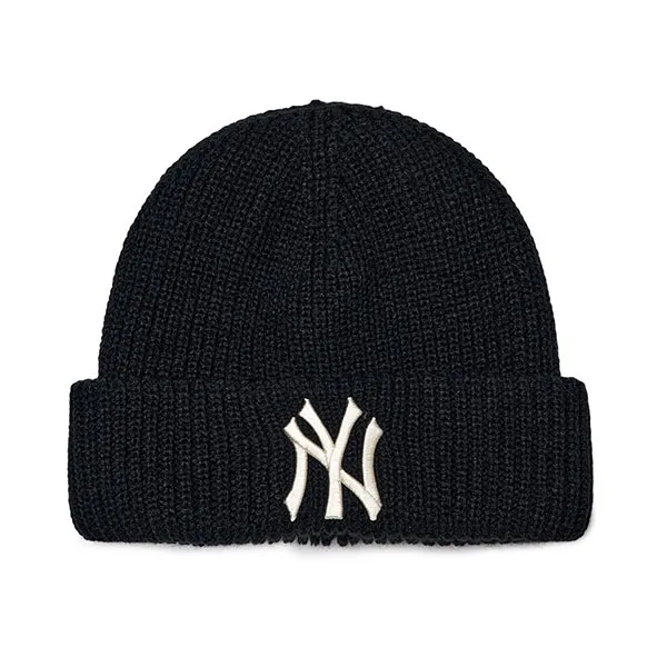 Mũ Len MLB Beanie New York Yankees 3ABNM0726-50BKS Màu Đen