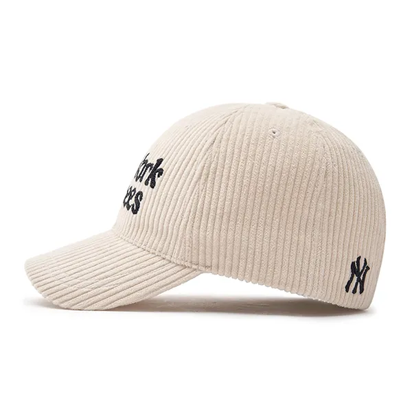 Mũ MLB Teddy Corduroy New York Yankees 3ACPWC236-50BGL Màu Kem - Mũ nón - Vua Hàng Hiệu