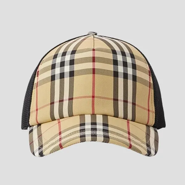 Mũ Nam Burberry Beige With Vintage Check Motif 8070787/A7028 Màu Be