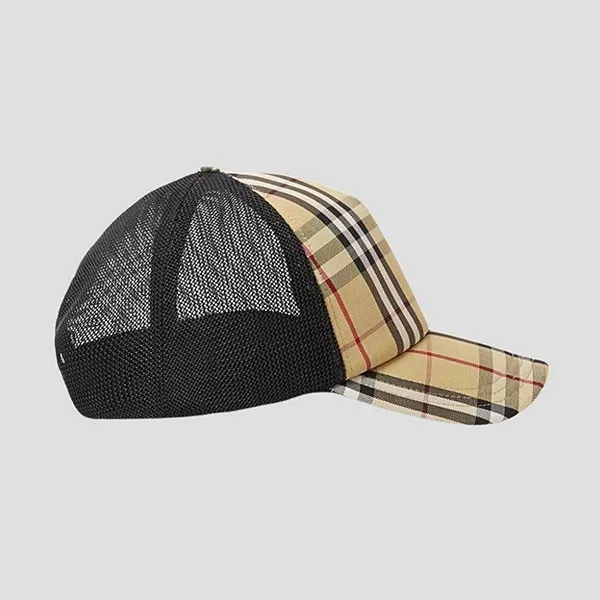 Mũ Nam Burberry Beige With Vintage Check Motif 8070787/A7028 Màu Be