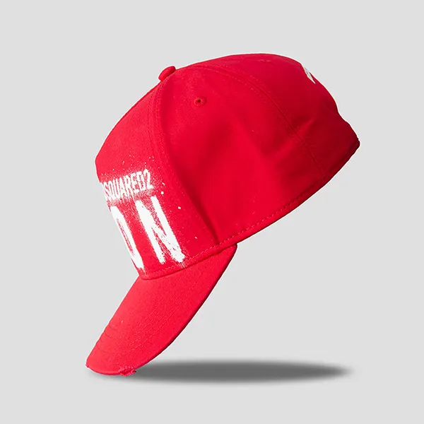 Mũ Nam Dsquared2 Red Logo ICON Spray BCM0533-05C00001 Màu Đỏ - Mũ nón - Vua Hàng Hiệu