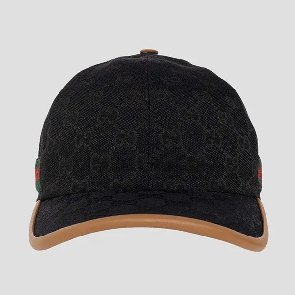 Mũ Nam Gucci GG Monogram Canvas 722381 4HAT7 1065 Black Màu Đen Size S - Mũ nón - Vua Hàng Hiệu