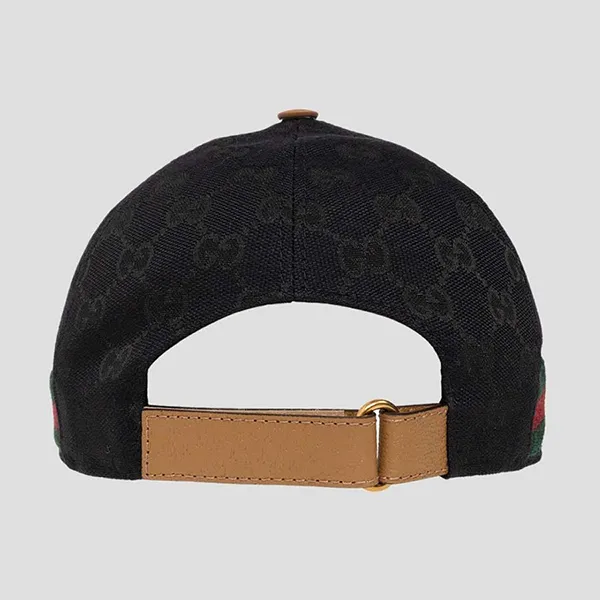 Mũ Nam Gucci GG Monogram Canvas 722381 4HAT7 1065 Black Màu Đen Size S - Mũ nón - Vua Hàng Hiệu