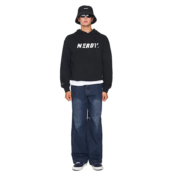 Mũ Nerdy Bucket Oversized PNES23AB06 Màu Đen