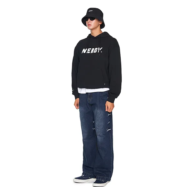 Mũ Nerdy Bucket Oversized PNES23AB06 Màu Đen