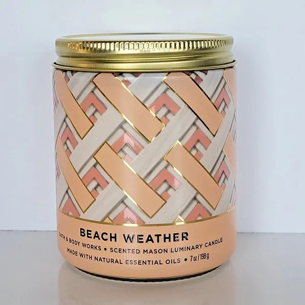 Nến Thơm Bath & Body Works Beach Weather Candle 198g - Nến thơm - Vua Hàng Hiệu