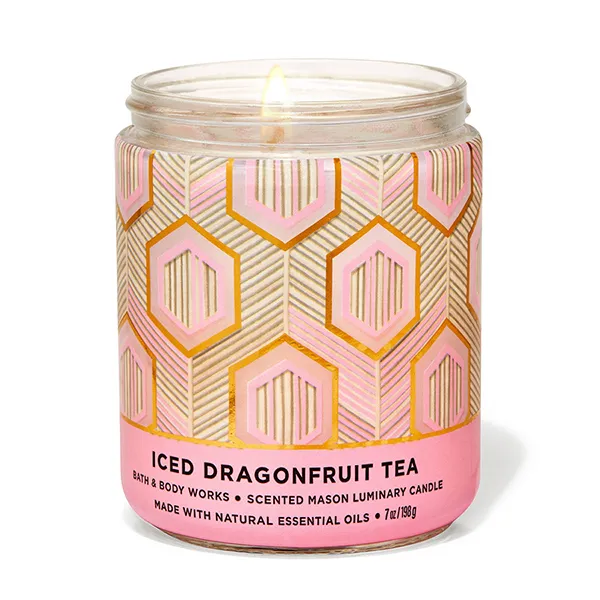 Nến Thơm Bath & Body Works Iced Dragonfruit Tea Candle 198g - 2