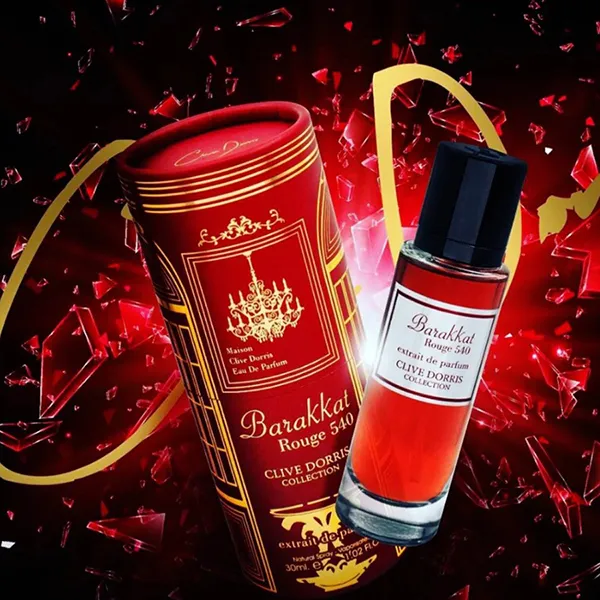 Nước Hoa Unisex Fragrance World Clive Dorris Collection Barakkat Rouge 540 Extrait De Parfum 30ml - Nước hoa - Vua Hàng Hiệu