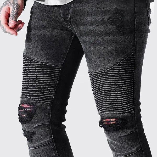 Quần Jean Nam Boohooman MZZ30112 Màu Đen Size 30