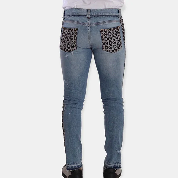 Quần Jean Nam Dolce & Gabbana D&G GWO07LDG8CM3S9001 Màu Xanh Nhạt Size 48 - Thời trang - Vua Hàng Hiệu