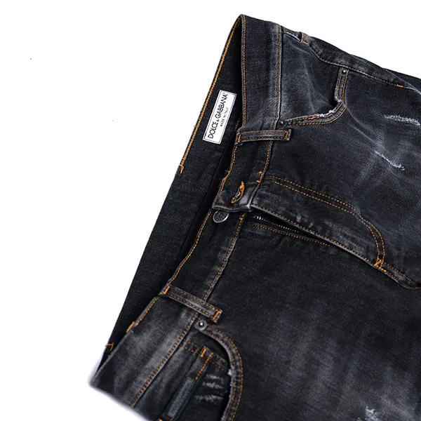 Quần Jean Nam Dolce & Gabbana D&G GY07CD G8FL11 S9000 Màu Đen Size 50