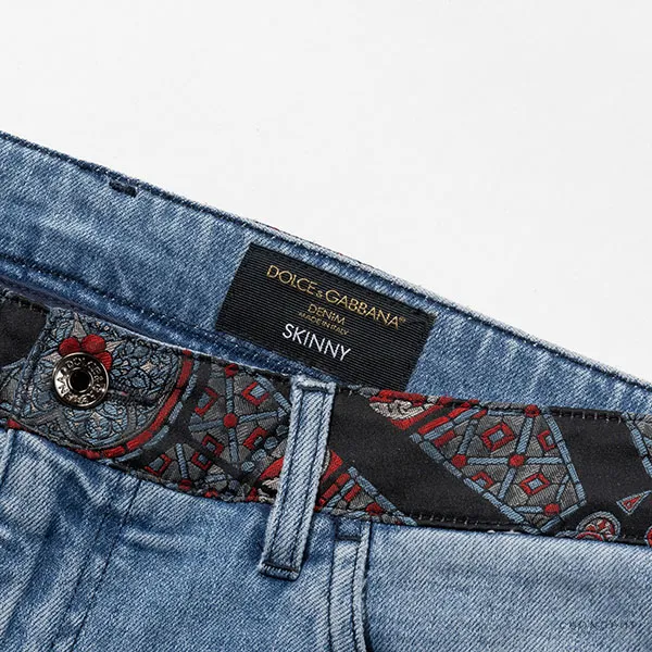 Quần Jean Nam Dolce & Gabbana D&G GYC4LDG8CF31 S9001 Màu Xanh Nhạt Size 48 - Thời trang - Vua Hàng Hiệu