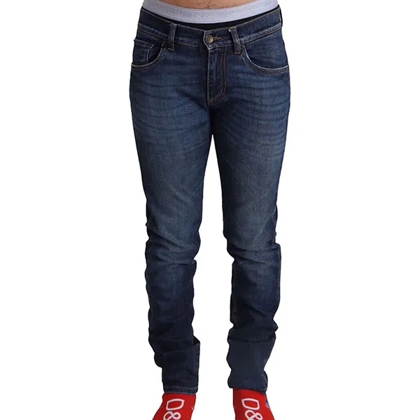 Quần Jean Nam Dolce & Gabbana D&G GYZR1DG8FL2S9001 Màu Xanh Đậm Size 46 - Thời trang - Vua Hàng Hiệu